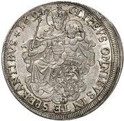 ½ Thaler - Maximilian II Emanuel, Germany, 1694 reverse image