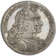½ Thaler - Charles Albert Vikariat obverse image