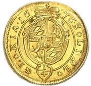 ¼ Ducat - Ferdinand Maria, Germany, 1676 reverse image