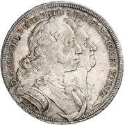 1 Thaler - Charles Albert Vikariat obverse image