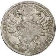 1 Thaler - Charles Albert Vikariat, Germany, 1740 reverse image
