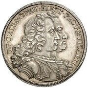 1 Thaler - Charles Albert Vikariat obverse image