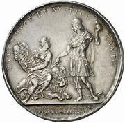 2 Thalers - Charles Albert Birth of Max Joseph, Germany, 1727 reverse image