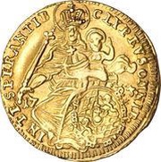 ½ Maximilian d'Or - Maximilian II Emanuel, Germany, 1715-1725 reverse image