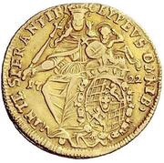 ½ Maximilian d'Or - Maximilian II Emanuel, Germany, 1722-1723 reverse image