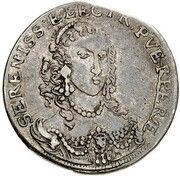 1 Ducat - Ferdinand Maria Birth of Princess Louise - Silver Pattern, Germany, 1663 reverse image