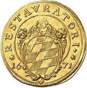 1 Ducat - Maximilian II Emanuel Birth of Joseph Clemens obverse image