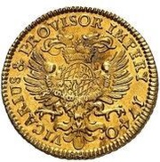1 Goldgulden - Charles Albert, Germany, 1740 reverse image