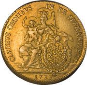 ½ Carolin - Charles Albert, Germany, 1732-1736 reverse image