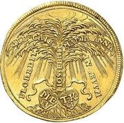 2 Ducats - Maximilian II Emanuel Birth of Prince Charles Albert, Germany, 1697 reverse image