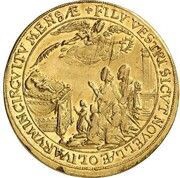 4 Ducats - Ferdinand Maria Birth of Prince Louis Amadeus, Germany, 1665 reverse image