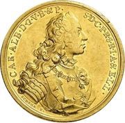 20 Ducats - Charles Albert obverse image
