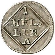 1 Heller - Maximilian III Joseph, Germany, 1765 reverse image