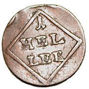 1 Heller - Maximilian IV Joseph, Germany, 1799-1805 reverse image