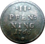 2 Pfenning - Maximilian III Joseph reverse image