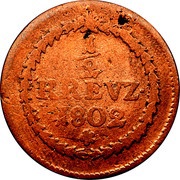 ½ Kreuzer - Maximilian IV Joseph, Germany, 1802 reverse image