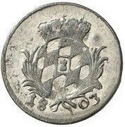 1 Kreuzer - Maximilian IV Joseph reverse image
