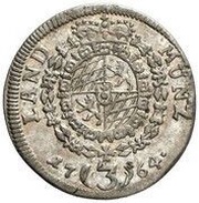 3 Kreuzers - Maximilian III Joseph, Germany, 1763-1767 reverse image