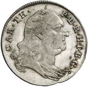 6 Kreuzers - Charles Theodore Kreuzers Landmünze obverse image