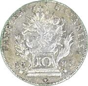 10 Kreuzer, Germany, 1780-1782 reverse image