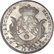 ½ Thaler - Charles Theodor, Germany, 1778-1798 reverse image