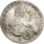 ½ Thaler - Charles Theodor obverse image