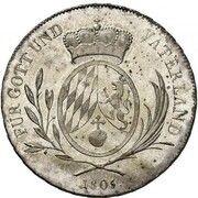 ½ Conventionsthaler - Maximilian IV Joseph, Germany, 1803-1805 reverse image