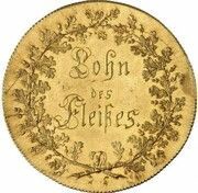 ½ Thaler - Maximilian IV Joseph Schulpreistaler Gold Pattern, Germany, 1803-1805 reverse image