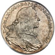 1 Thaler - Maximilian III Joseph 2nd portrait obverse image