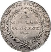 1 Conventionsthaler - Maximillian III Joseph, Germany, 1768 reverse image