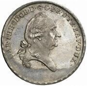 1 Conventionsthaler - Charles Theodor obverse image