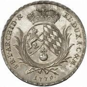 1 Conventionsthaler - Charles Theodor, Germany, 1778-1781 reverse image