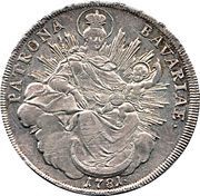 1 Conventionsthaler - Charles Theodor, Germany, 1778-1782 reverse image