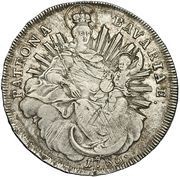 1 Thaler - Charles Theodore Konventionstaler; 3rd portrait, Germany, 1778-1794 reverse image
