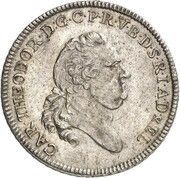 1 Thaler - Charles Theodor obverse image