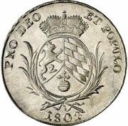 1 Conventionsthaler - Maximilian IV Joseph, Germany, 1799-1802 reverse image