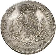 1 Thaler - Maximilian IV Joseph Palatinate, Germany, 1802 reverse image