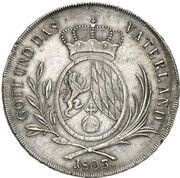 1 Conventionsthaler - Maximilian IV Joseph, Germany, 1803-1805 reverse image