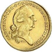 1 Ducat - Charles Theodore Donaugold-Dukat obverse image