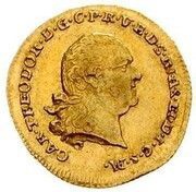 1 Ducat - Charles Theodore Donaugold-Dukat obverse image