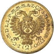2 Ducats - Charles Theodor, Germany, 1790-1792 reverse image