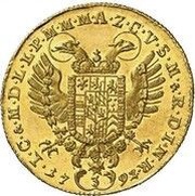 3 Ducats - Charles Theodore Vikariat, Germany, 1790-1792 reverse image