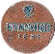 2 Pfenning - Maximilian I Joseph, Germany, 1806-1829 reverse image
