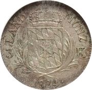 3 Kreuzers - Maximilian I Joseph, Germany, 1807-1825 reverse image