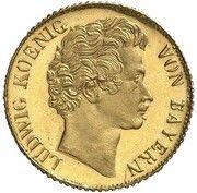 3 Kreuzers - Louis I Gold Pattern obverse image