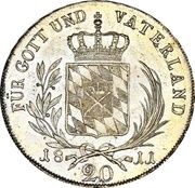 20 Kreuzers - Maximilian I Joseph, Germany, 1806-1825 reverse image
