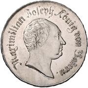 ½ Thaler - Maximilian I Joseph Schulpreistaler obverse image