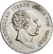 ½ Thaler - Maximilian I Joseph Schulpreistaler obverse image