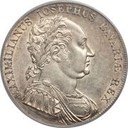 1 Conventionsthaler - Maximilian I Joseph Bavarian Constitution obverse image