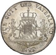 1 Conventionsthaler - Maximilian I Joseph, Germany, 1822-1825 reverse image